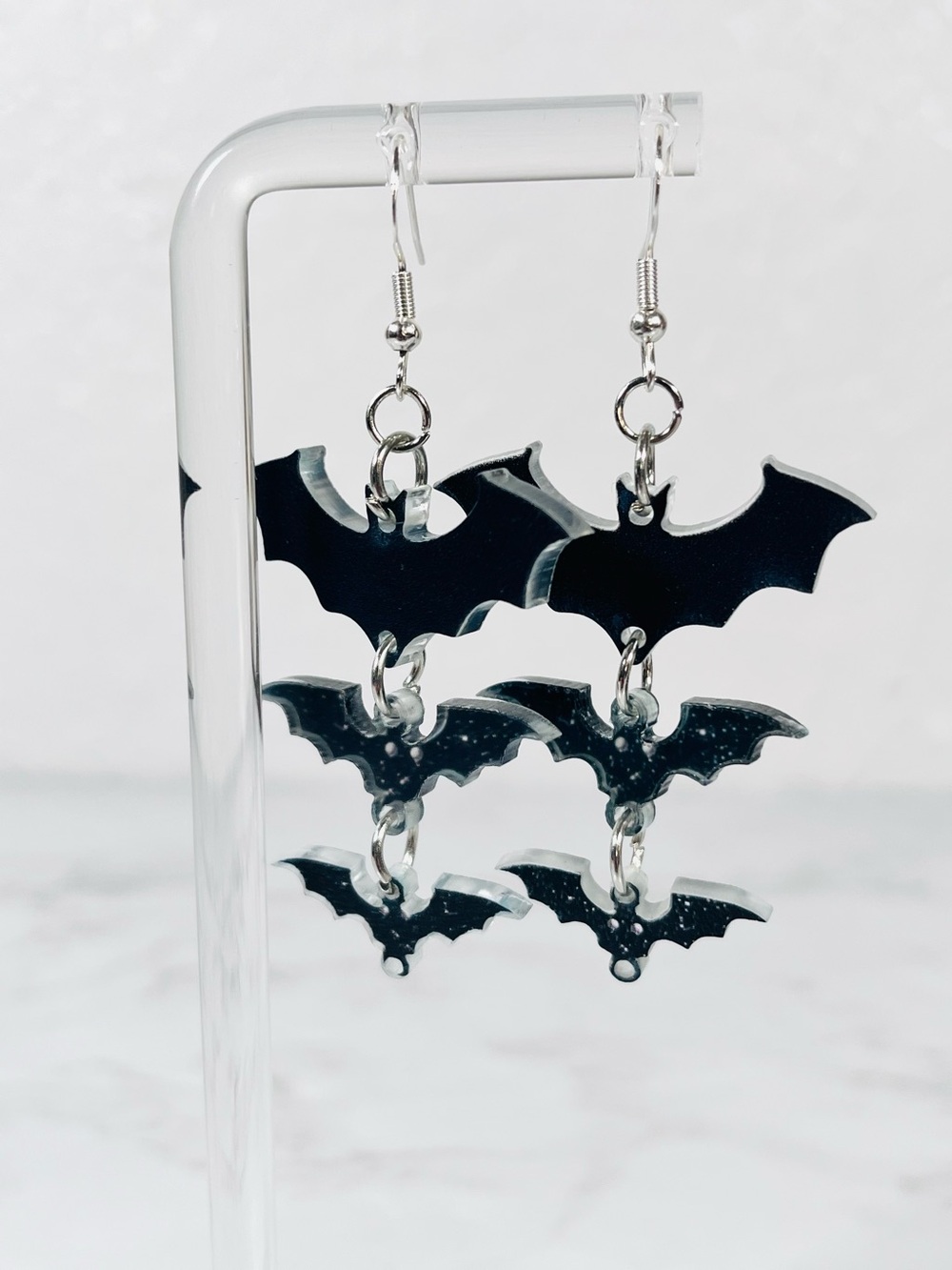 4/$20 Bat Dangle Earrings